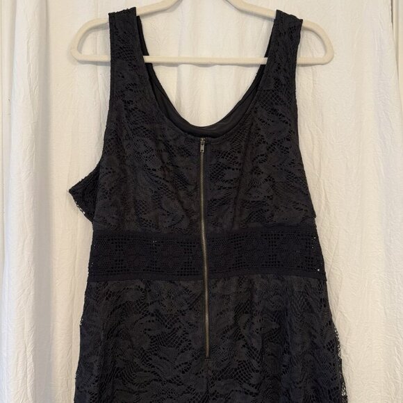 AMERICAN RAG Plus Size Black Lace Fit & Flare Dress, NWT Size 3X - Picture 3 of 13